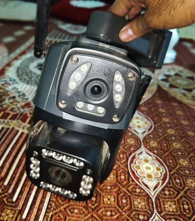 v380 4 + 4 Dual camera and 1 single 4 mp ctronics indoor camera