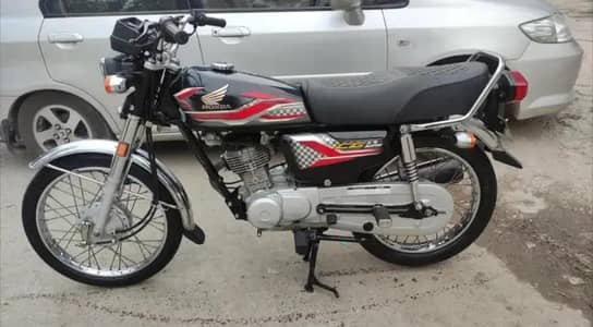 Honda CG 125 Black Colour 2024 Model