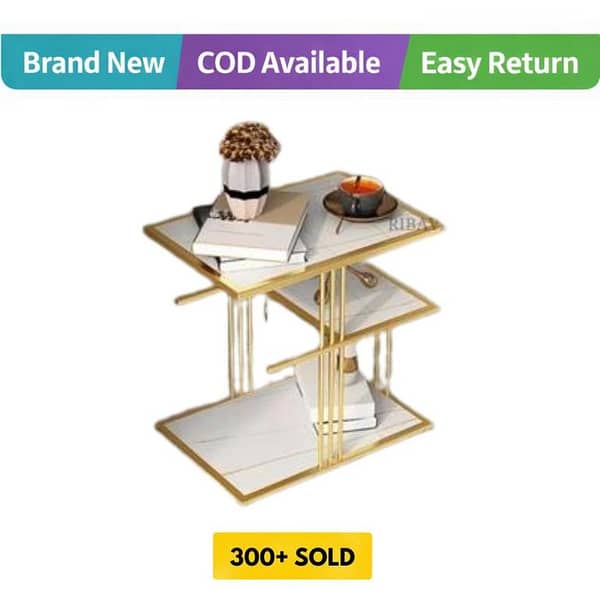 Elegance Look Coffee Table 3 -Tier Coffee Table Living Room Sofa Side Table