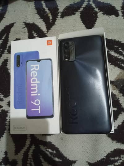 Redmi 9 t 4 GB 64 GB with box all original