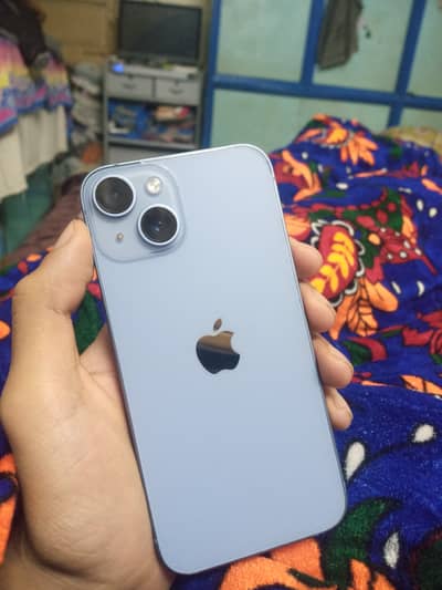 Iphone 14 Ice bule color Condition New 10/10 Non PTA JV