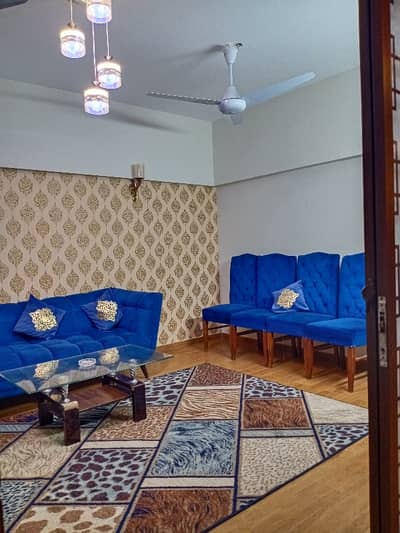 Saima Royal Residency Apartment Full Furnished Guest House Per Month 240k Gulshan E Iqbal Block 2 Main Imtiaz Store Available After 15th February 2025