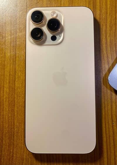 iPhone 16 pro 256gb desert titanium