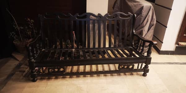 5 seater wooden sofa set