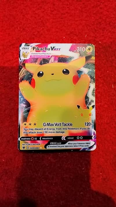 rear real Pokemon cards