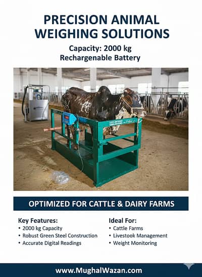 Cattle and Dairy weight scale