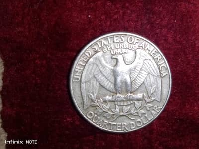 1985 Rare quarter dollar coin