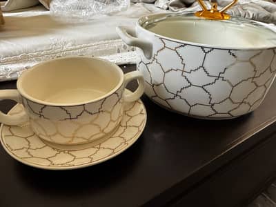 Imported SITC soup set packed from USA dinner set crockery