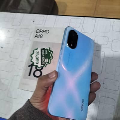 oppo a18 4+4 128 with box