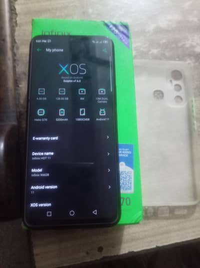 infinix hot 11  4+128