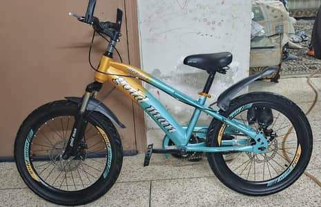 Gold Man cycle for boys