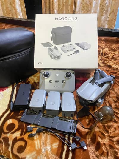 DJI Mavic Air 2 Drone | 3 Original Batteries | Complete Box |