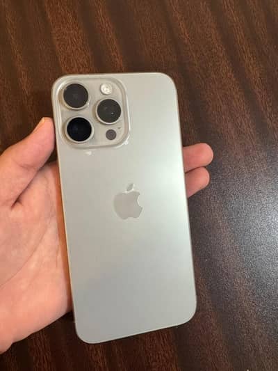 15 Pro Max 256 GB Natural Titanium Hong kong varient dual physical