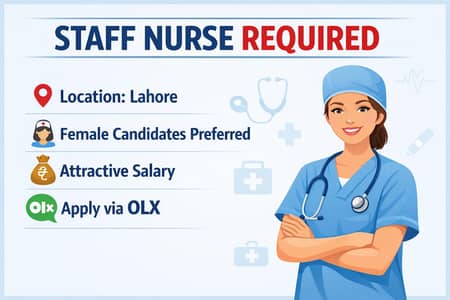 Female Staff Nurse Required