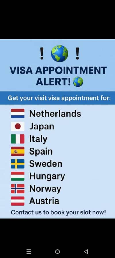All types of Work Visa