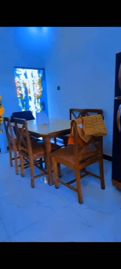 Dinning table with 6 chairs