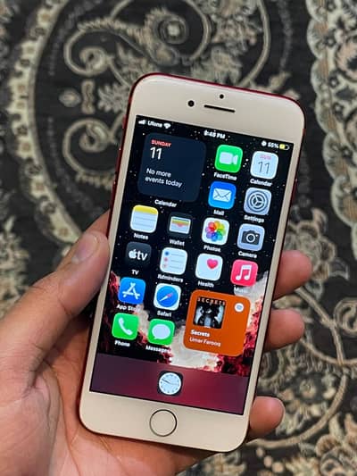 I phone 7  PTA Approved 128 gb Genuine water pack Battery service 73