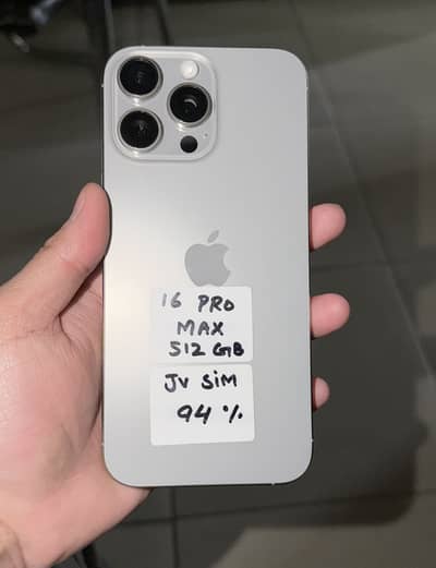 Iphone 16 pro max 512gb jv