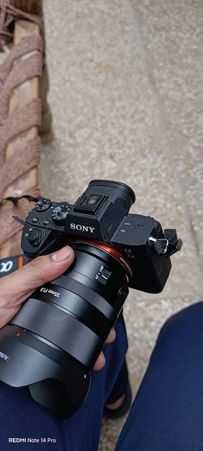 Sony a7III with 2 lenses