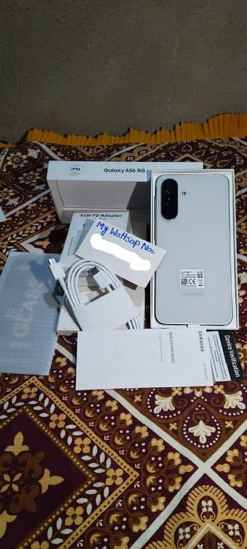 Samsung's galaxy A56 5G PTA approved official 12 GB RAM 256 GB memory