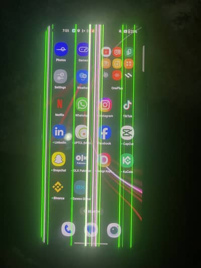 One plus 9 all ok PTA ok panel mai lines