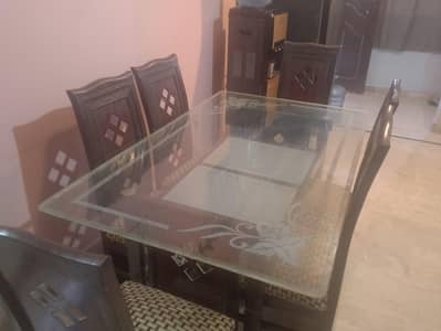 Dinning Table 06 seat (Shesham wood)