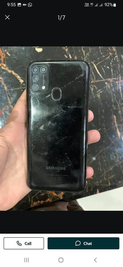 Samsung M31 6/128  dual sim pta approved  Exchange possible