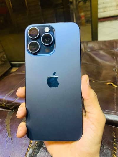 iPhone 15 Pro Max 1tb non pta dual physical blue titanium