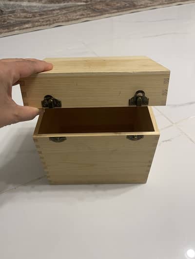 Small wooden box imported