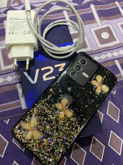Exchange Vivo v23 5g 12+8/256 pta approve both sim with box charger