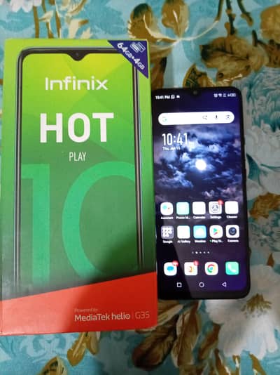 Infinix hot 10 play. 4/64