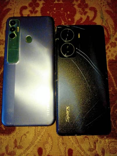 sparx note 20 and tenco spark 7 pro