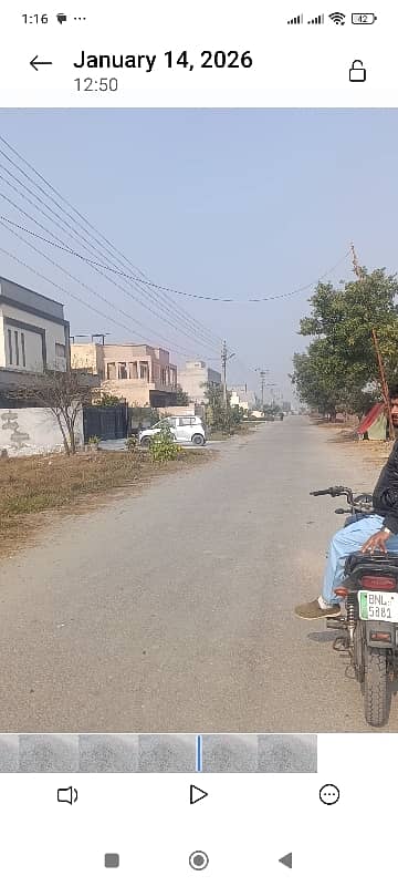 1 one kanal 60 foot road LDA approved near masjid park commercial