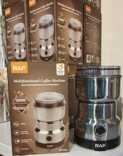 RAF Electric Coffee & Masala Grinder – Powerful Stainless Steel Grind