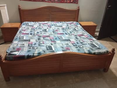 Pure Wooden Bed set For Sale