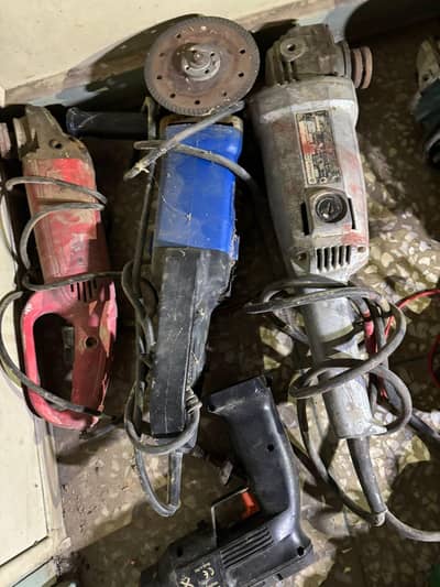 Grinder , Wood Cutter, Router, Jig Saw