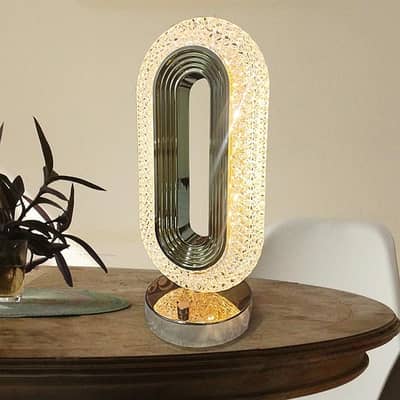 Oval Shape Decorative Night Lamp | Led Night Light | Bedside Desk Lam