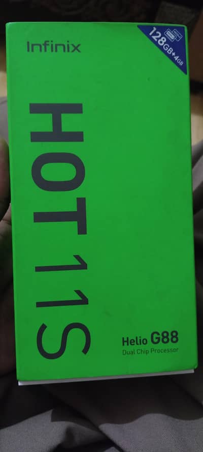 Infinix Hot 11S Smartphone With Box 4/128 Dual Sim Officially Pta!!