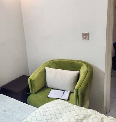 Bedroom Sofa Set – 2 Custom Olive Green Sofas, Premium Quality