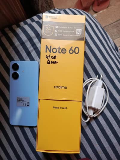 realme note 60 4/128 pta approved warranty available