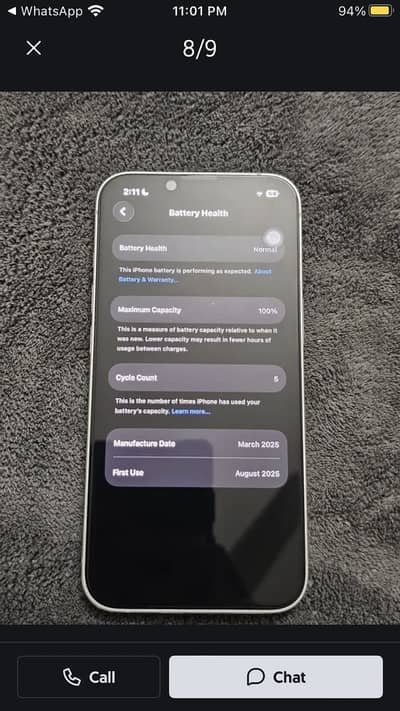 iphone 16e | 128gb | jv | non-pta | bh 100% | 10\10 | under warranty,