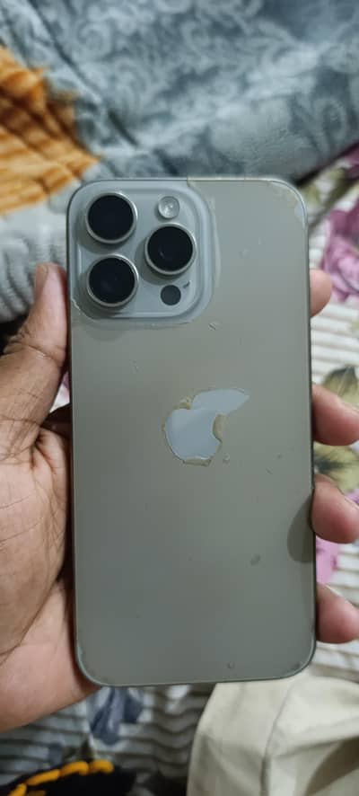 iPhone 15 pro max natural Titanium JV 256 gb Box Also available