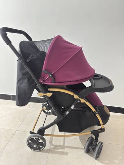 Baby pram plus rocker