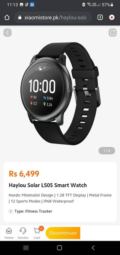 Haylou Solar 5 to 7 days Battery time