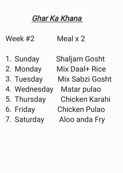 Mess daily basis 2 times a day