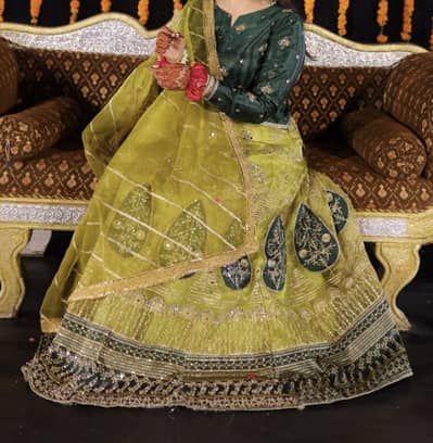 Lehnga for mehndi