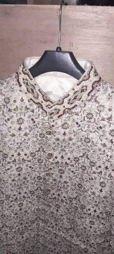 Groom  shirwani with khusa (03142349005)