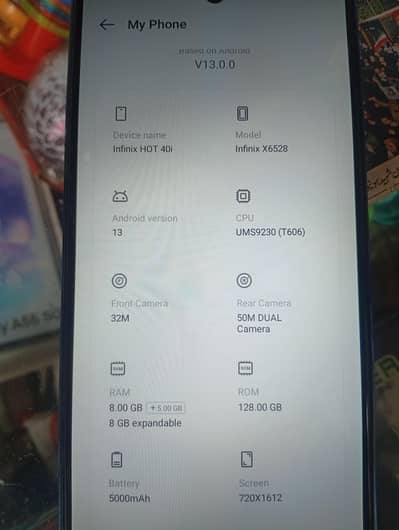 INFINIX HOT 40i 8/128