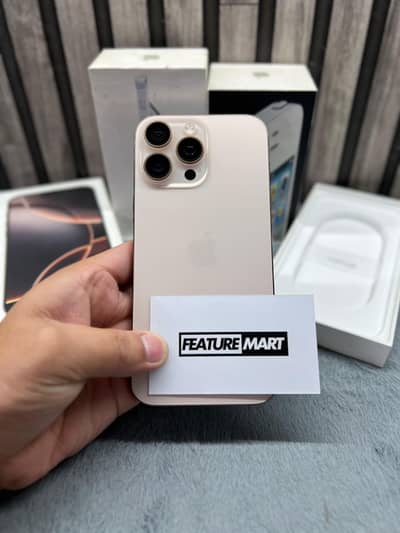 16 Pro Max JV | 256GB | 4 Months Apple Warranty | Desert Titanium