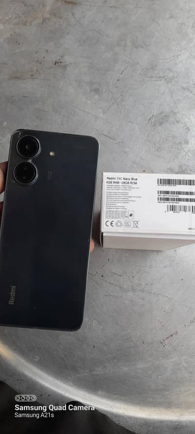 Redmi 13c colour Navy blue 6+6/128